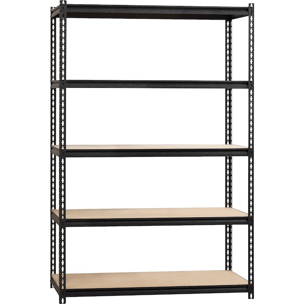 Lorell 2,300 lb Capacity Riveted Steel Shelving Recycled 59698 - main